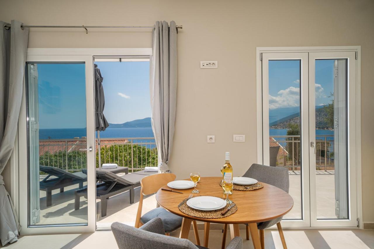 Maritina'S Apartments Amazing Sea View Agia Efimia Bagian luar foto