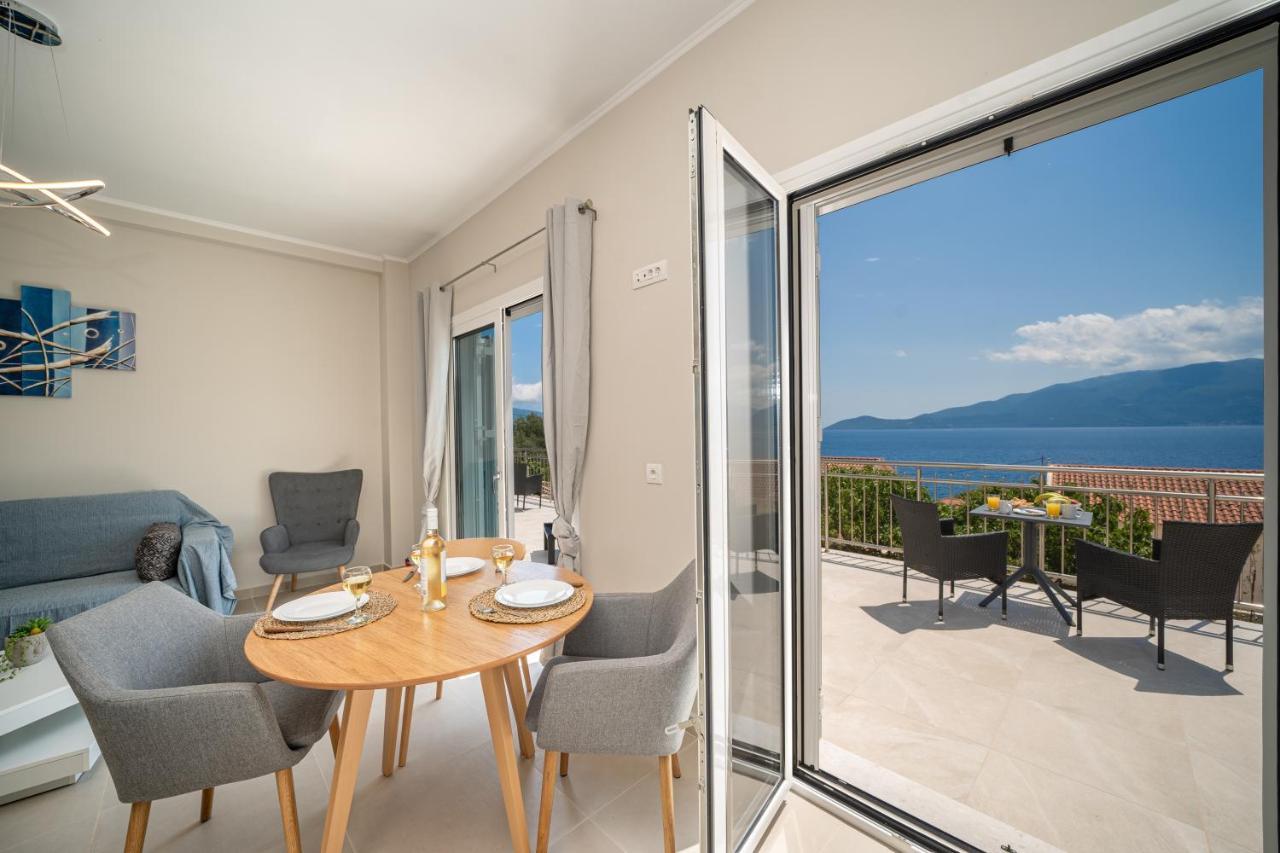 Maritina'S Apartments Amazing Sea View Agia Efimia Bagian luar foto