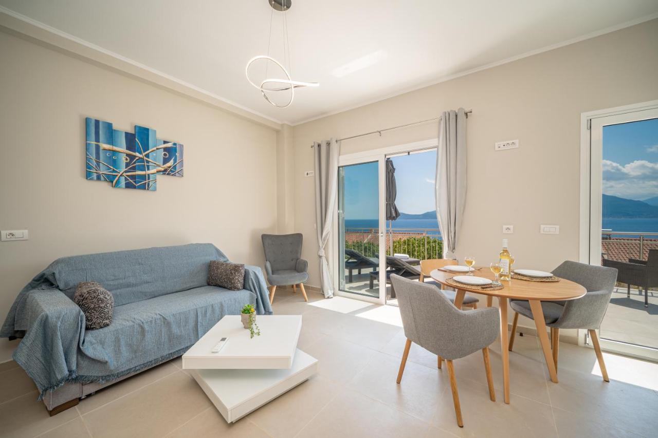 Maritina'S Apartments Amazing Sea View Agia Efimia Bagian luar foto